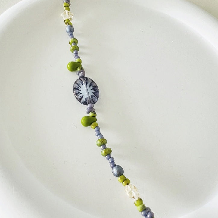 Pulsera hecha a mano con cuentas checas Vitality