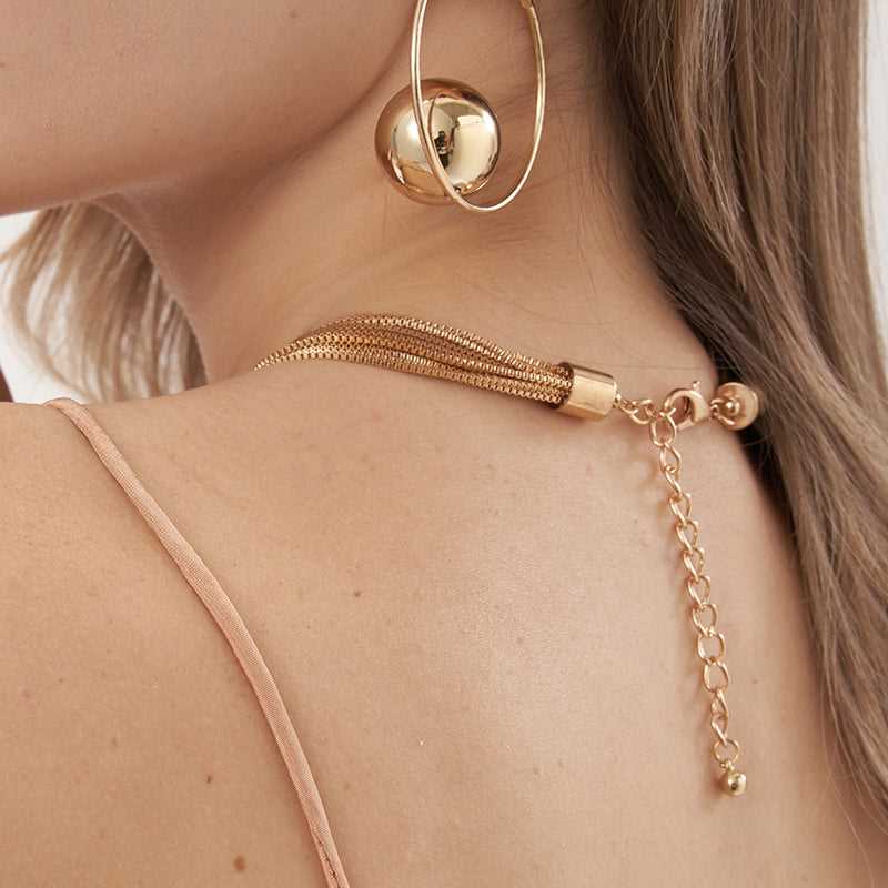 Corona Hoops Earrings - 18K Gold Plated - Jewelry de Corner