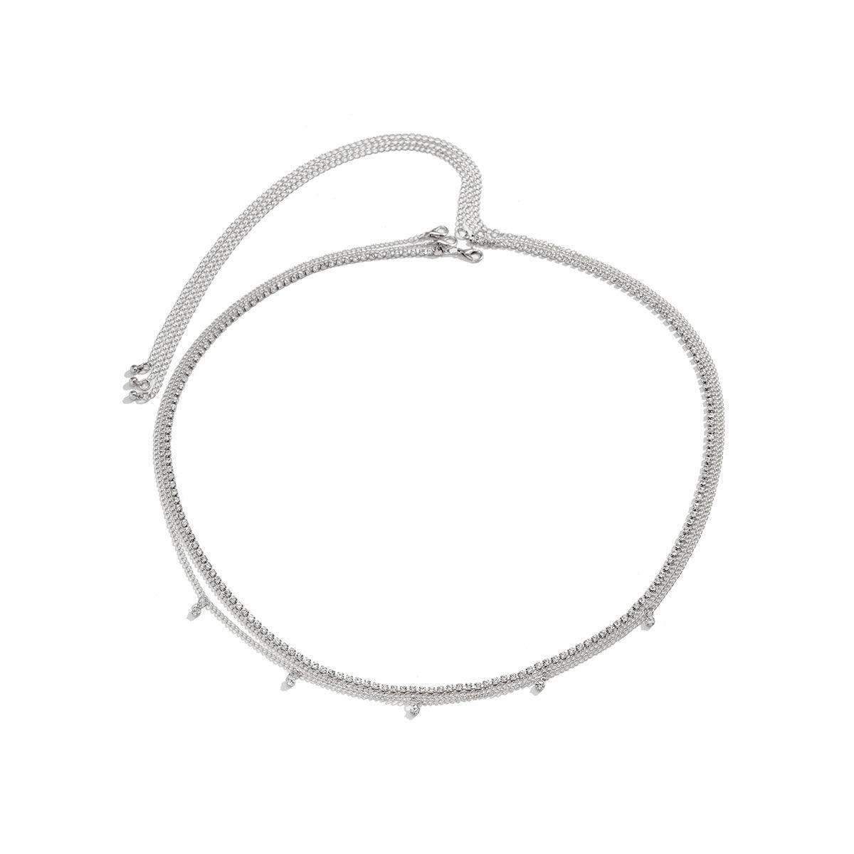 Multi - layered Tassel Sequin Metal Chain Waist Chain - Jewelry de Corner