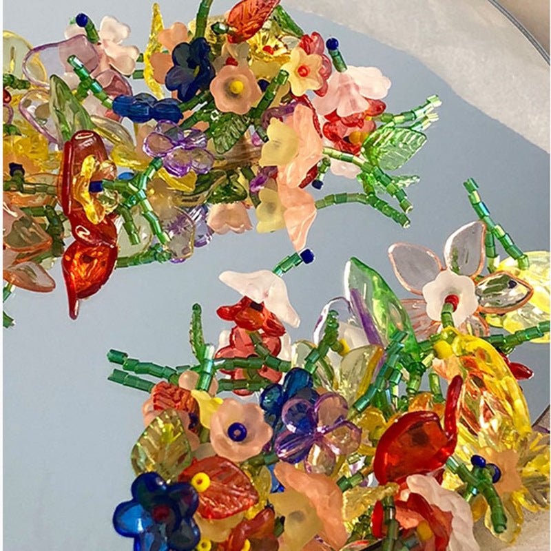 Spring Summer Dopamine Series Rainbow Bouquet Earrings - Jewelry de Corner