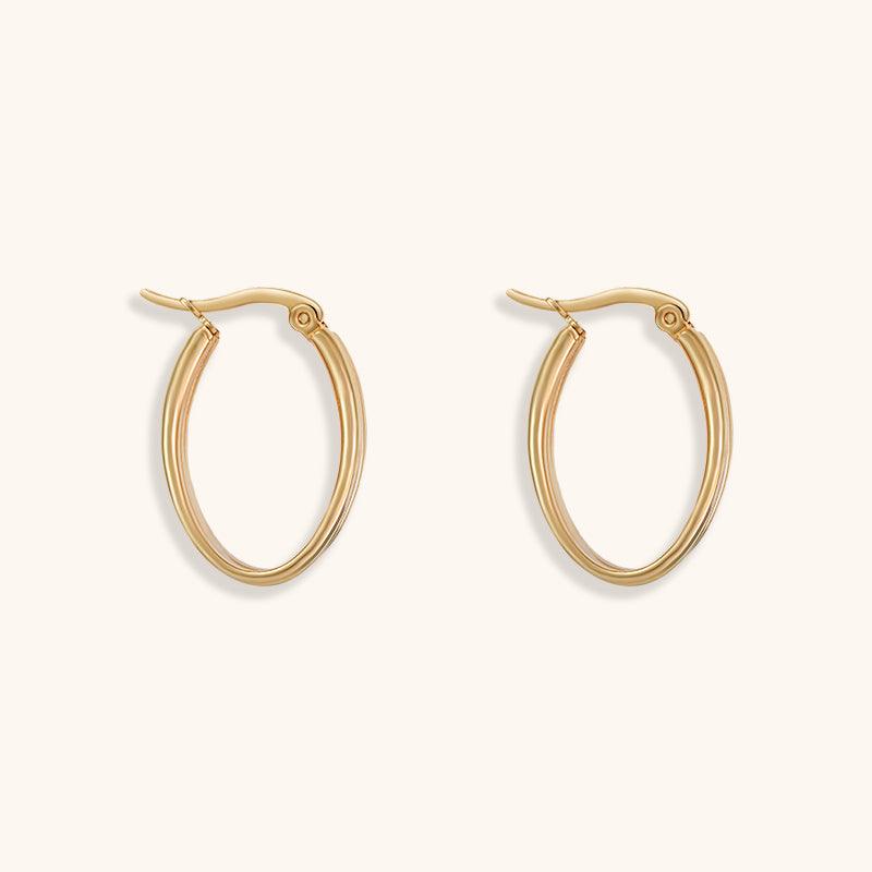 Close-Parallel Hoops - Jewelry de Corner