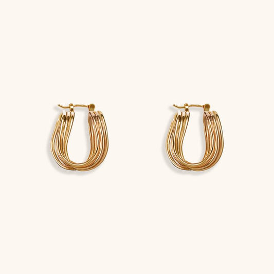 Twisted Hoops - Jewelry de Corner