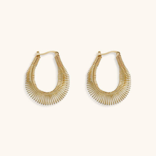 Golden Ship Hoops - Jewelry de Corner