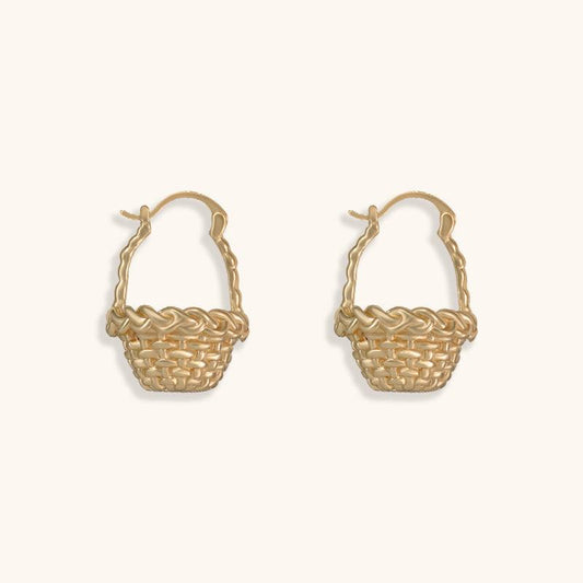 Flower Basket Hoops - Jewelry de Corner