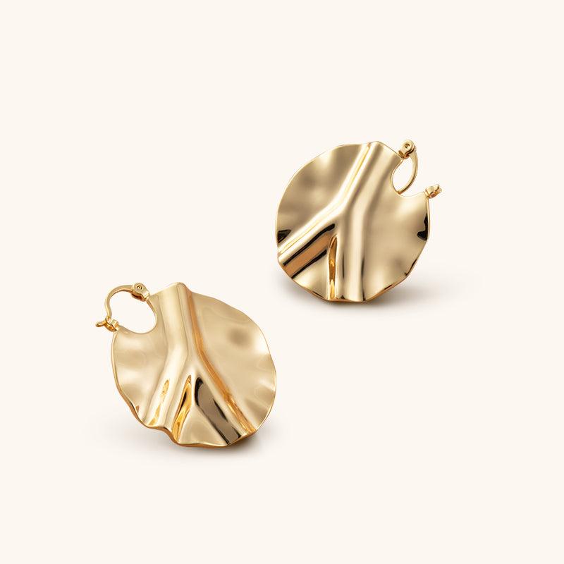 Streamer Impression Hoops - Jewelry de Corner