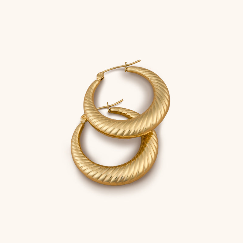 Heart of Athena Hoops - Jewelry de Corner