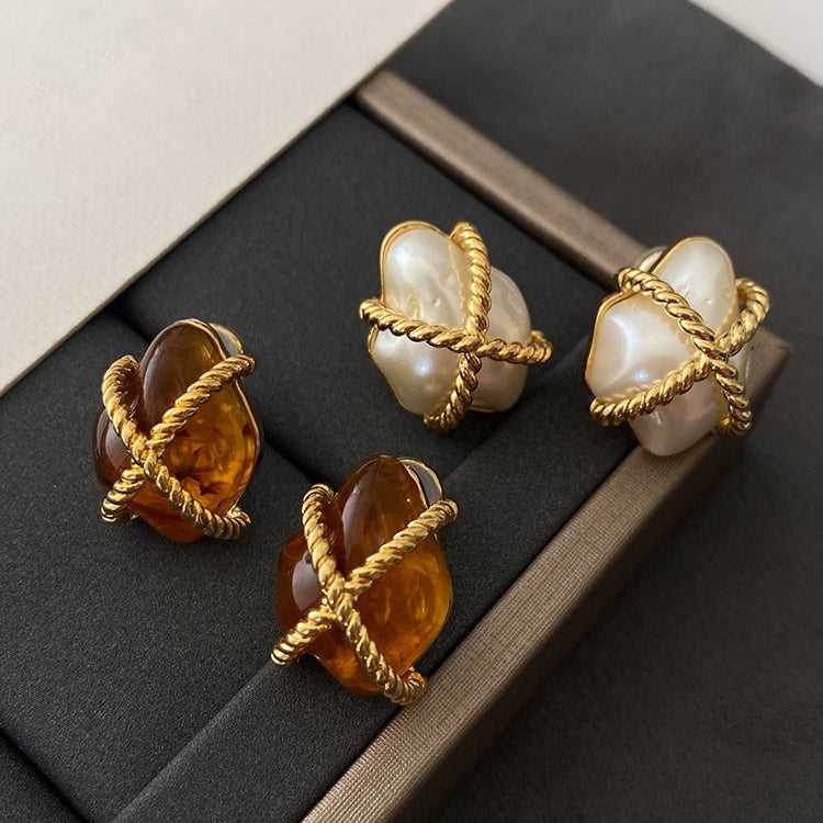 French Earrings, Light Luxury, High-End, Unique Earrings - Jewelry de Corner