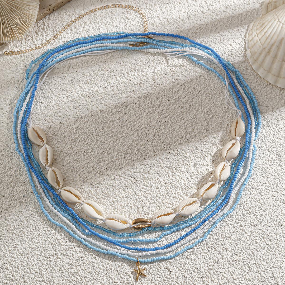 Multi-layered Shell Beaded Waist Chain - Jewelry de Corner