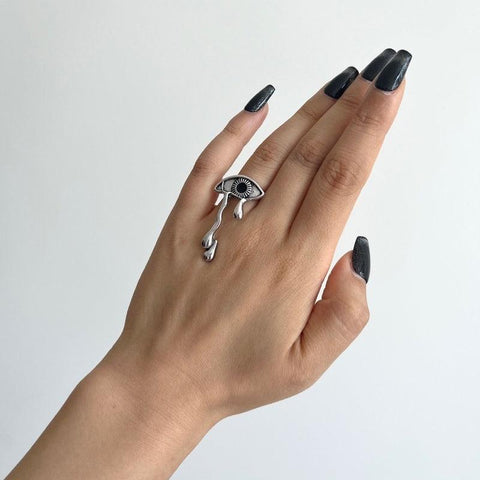 Tearful Eye Exaggerated Ring - Jewelry de Corner