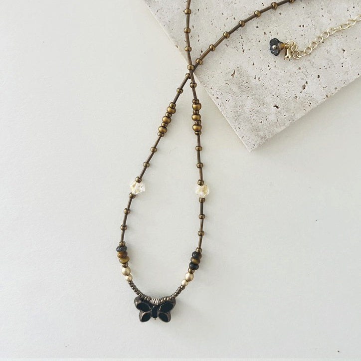 Vintage Tschechische Perlenkette