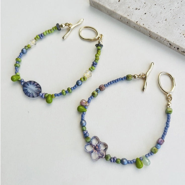 Pulsera hecha a mano con cuentas checas Vitality