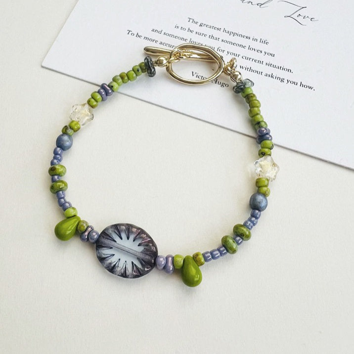 Pulsera hecha a mano con cuentas checas Vitality