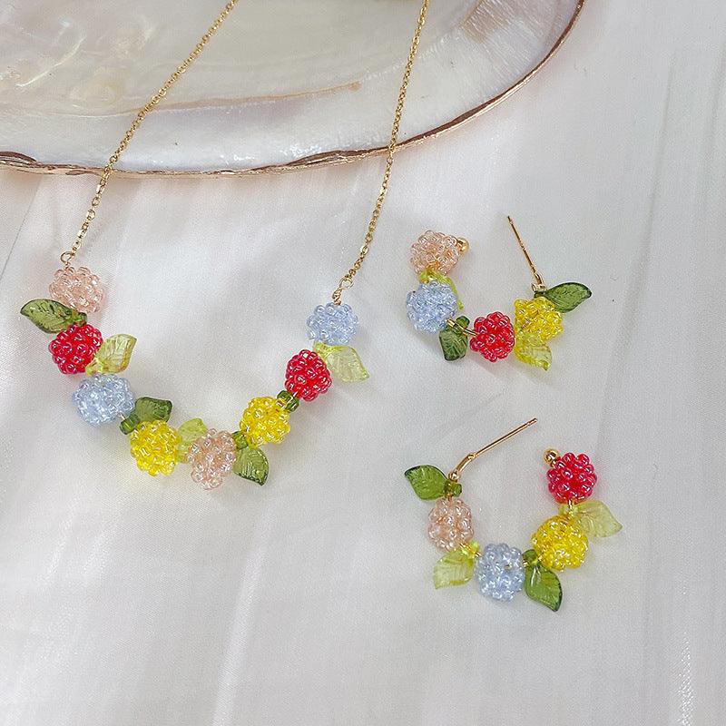 Spring Summer Dopamine Series Colorful Juices Necklace - Jewelry de Corner