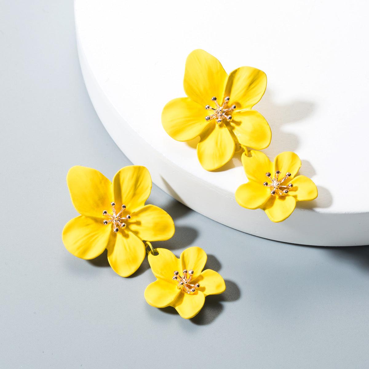 Spring Summer Dopamine Series Young Flower Earrings - Jewelry de Corner