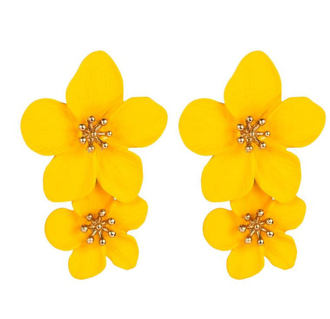 Spring Summer Dopamine Series Young Flower Earrings - Jewelry de Corner