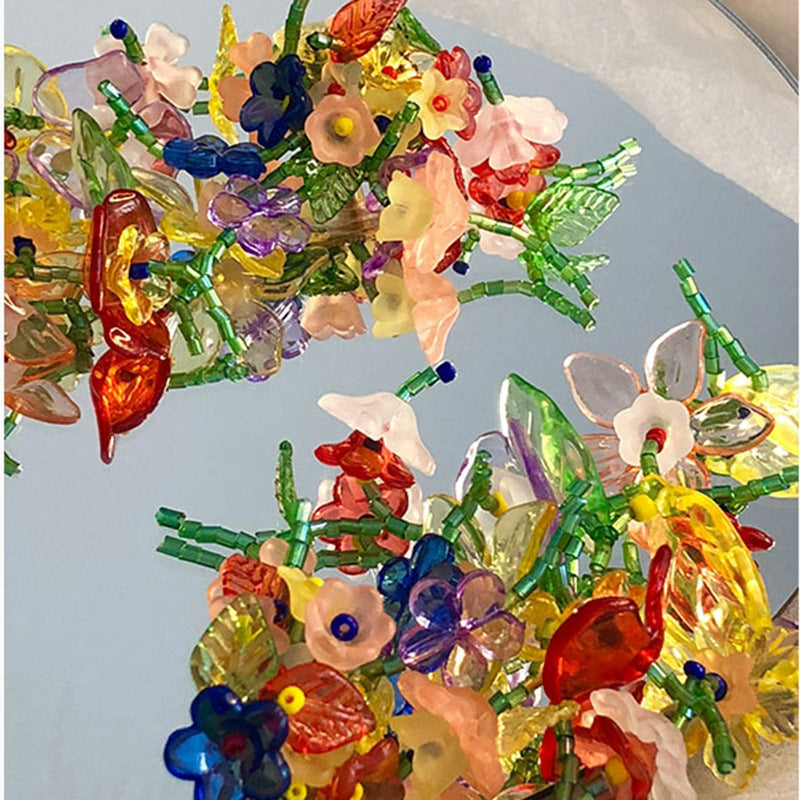 Spring Summer Dopamine Series Rainbow Bouquet Earrings - Jewelry de Corner