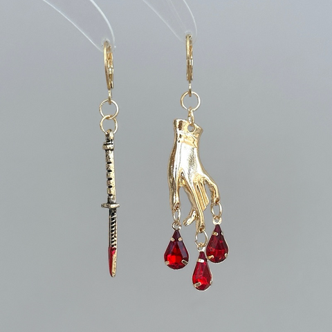 Scarlet Witch Inspired Earrings