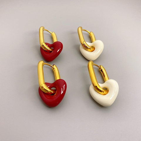 Elegant French Love Earrings - Jewelry de Corner