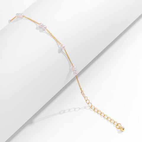 Pearl Ball Chain Body Chain Anklet - Jewelry de Corner