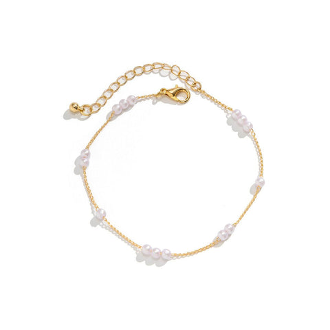 Pearl Ball Chain Body Chain Anklet - Jewelry de Corner