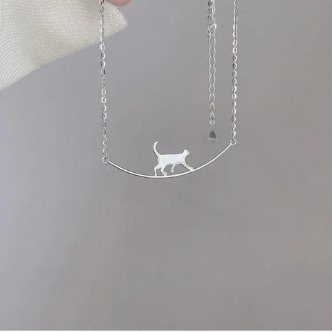 Cat Clavicle Chain Necklace - Jewelry de Corner