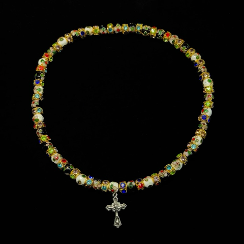 Multi-Layered Cross Colorful Bracelet