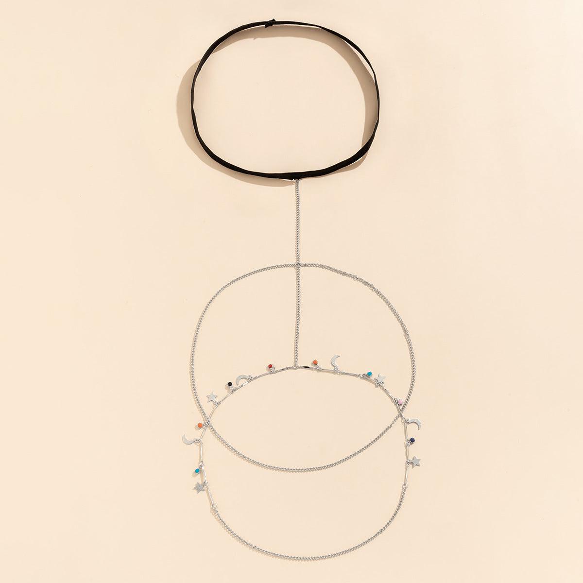 Beach Imitation Pearl Leg Ring Body Necklace - Jewelry de Corner