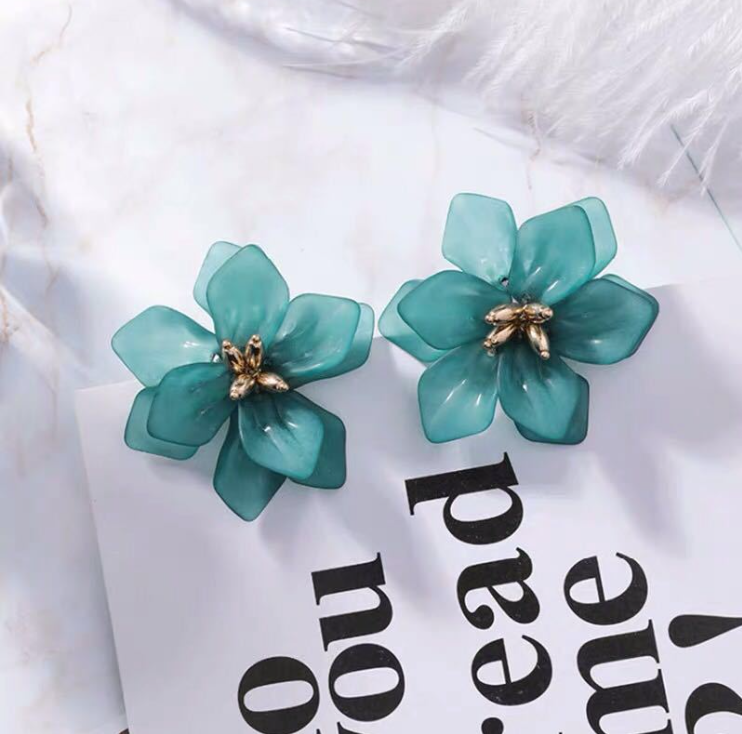 Spring Summer Dopamine Series Everlasting Flower Earrings - Jewelry de Corner