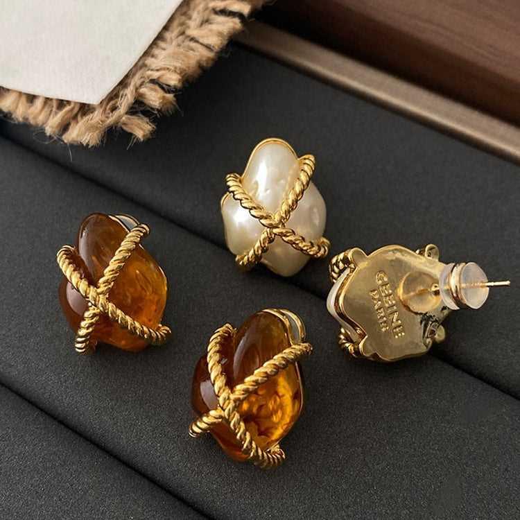 French Earrings, Light Luxury, High-End, Unique Earrings - Jewelry de Corner