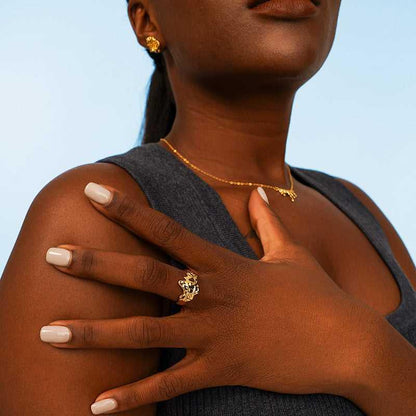 Adventure Island Ring - 18K Gold Plated - Jewelry de Corner