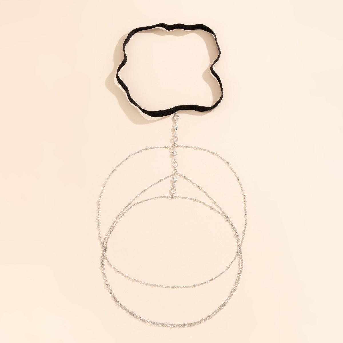 Beach Imitation Pearl Leg Ring Body Necklace - Jewelry de Corner