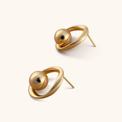Bright Star Hoops Earrings - 18K Gold Plated - Jewelry de Corner