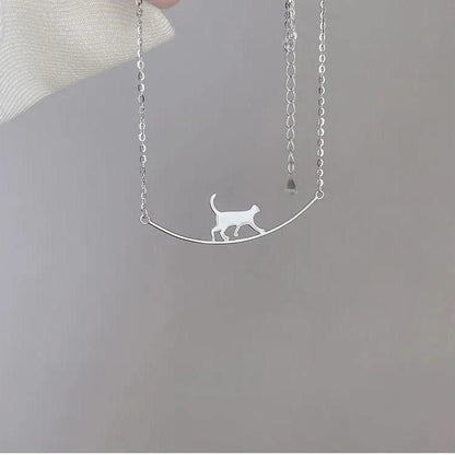 Cat Clavicle Chain Necklace - Jewelry de Corner