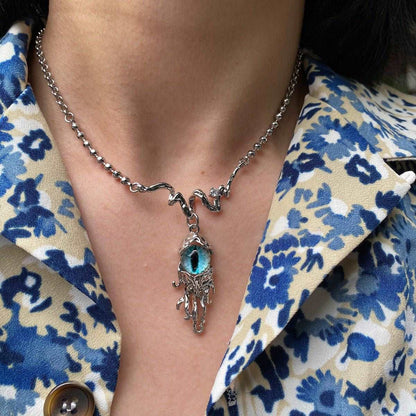 Copper Chain Multi - Layer Cat Eye Choker - Jewelry de Corner