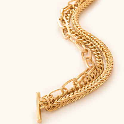 Dune Bracelet - 18K Gold Plated - Jewelry de Corner