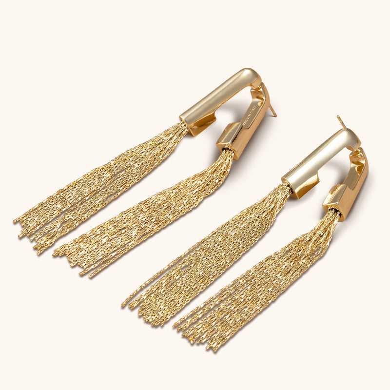 Encounter Time Studs Earrings - 18K Gold Plated - Jewelry de Corner