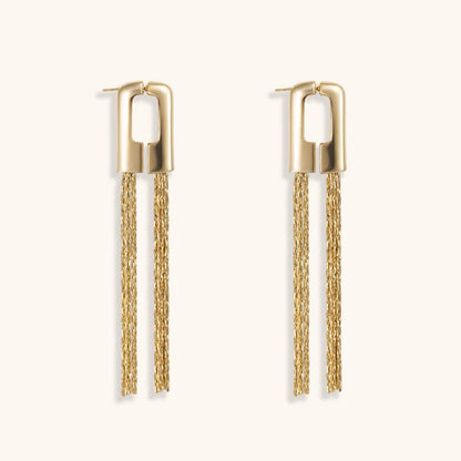 Encounter Time Studs Earrings - 18K Gold Plated - Jewelry de Corner
