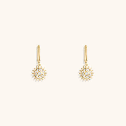 Eternal Brilliance Studs Earrings - 18K Gold Plated - Jewelry de Corner