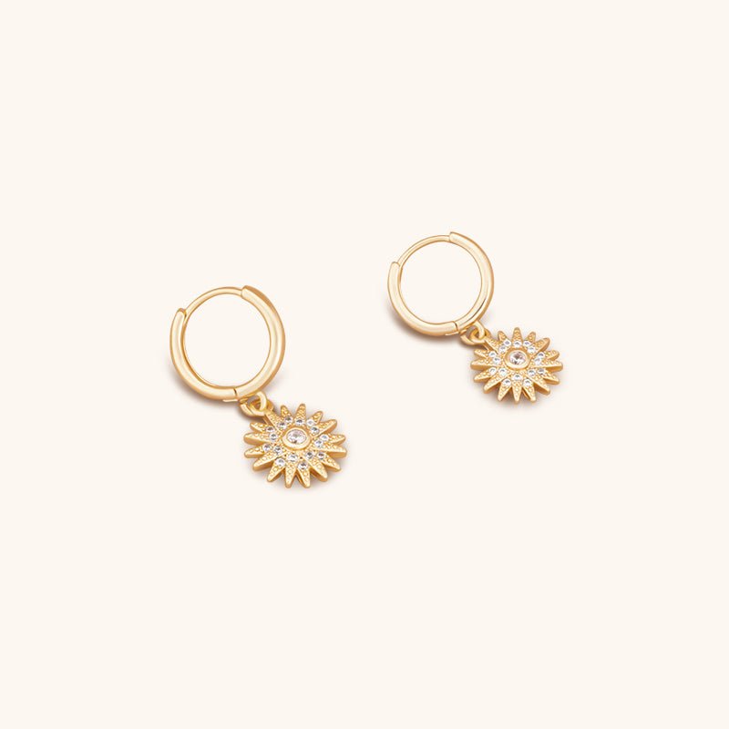 Eternal Brilliance Studs Earrings - 18K Gold Plated - Jewelry de Corner
