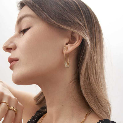 Eternal Cycle Hoops Earrings - 18K Gold Plated - Jewelry de Corner