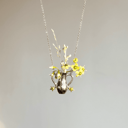 Fairy Inspired Vase Design Necklace - Jewelry de Corner