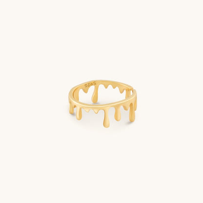 Fountain Square Ring - 18K Gold Plated - Jewelry de Corner