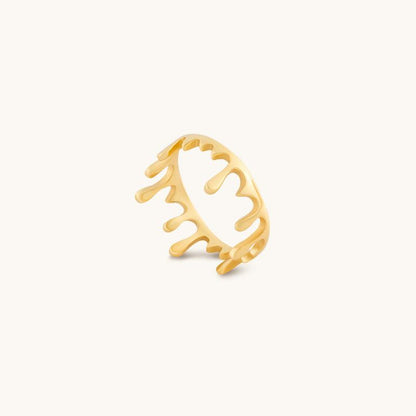 Fountain Square Ring - 18K Gold Plated - Jewelry de Corner