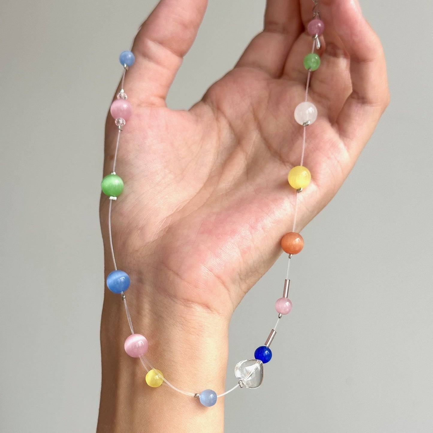 Geometric Color Abstract Necklace - Jewelry de Corner