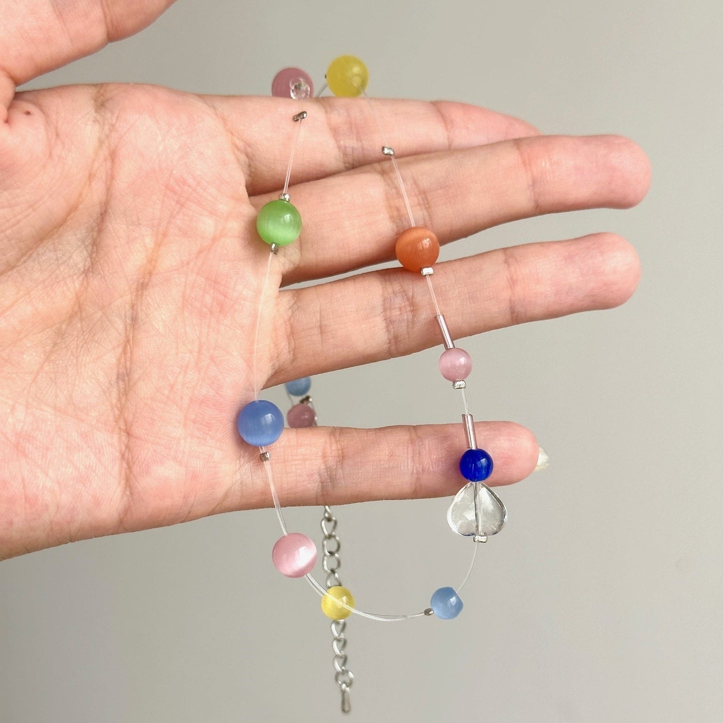 Geometric Color Abstract Necklace - Jewelry de Corner