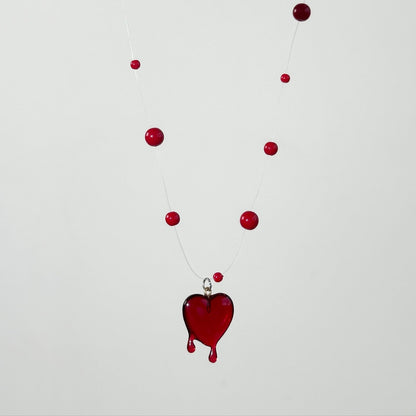 Geometric Scarlet Design Necklace - Jewelry de Corner