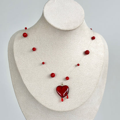 Geometric Scarlet Design Necklace - Jewelry de Corner