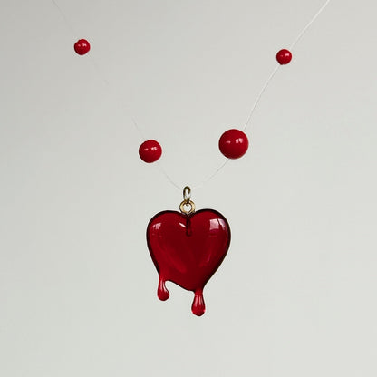 Geometric Scarlet Design Necklace - Jewelry de Corner