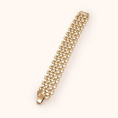 Gold Strap Bracelet - 18K Gold Plated - Jewelry de Corner
