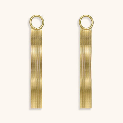 Golden Egypt Hoops Earrings - 18K Gold Plated - Jewelry de Corner